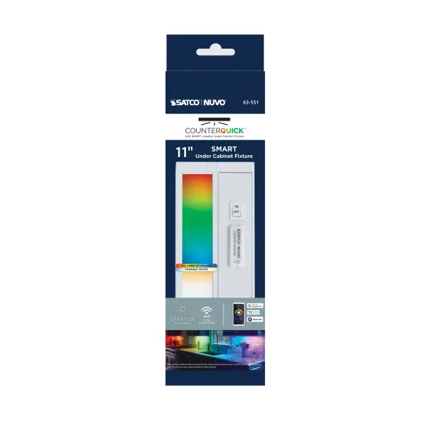 Starfish Smart RGB Under Cabinet Light - 11 Inch - Image 21