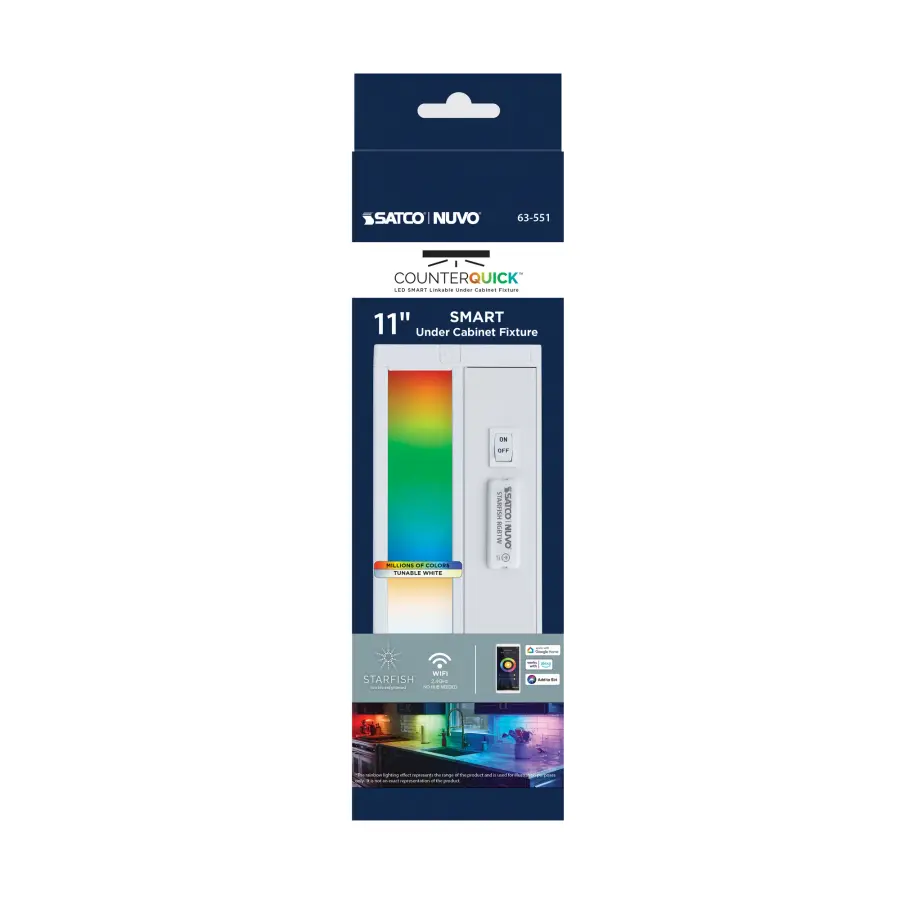 Starfish Smart RGB Under Cabinet Light - 11 Inch - Image 21