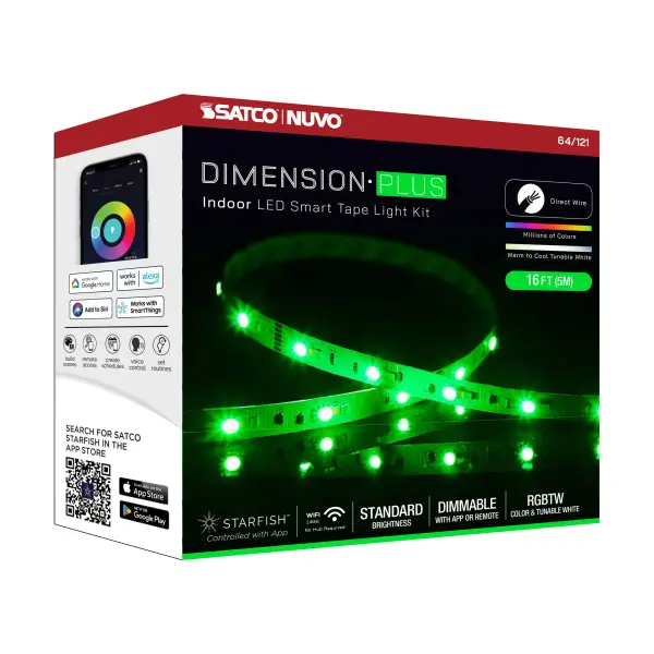 Dimension Plus RGB Tunable White Tape Light - 16 ft - Image 18