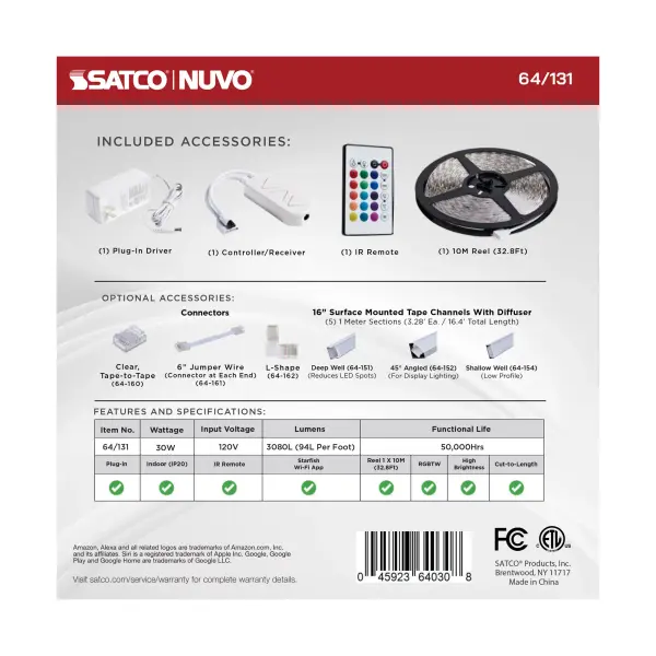 Dimension Pro RGB + Tunable White Smart Tape Light - 32 ft - Image 12
