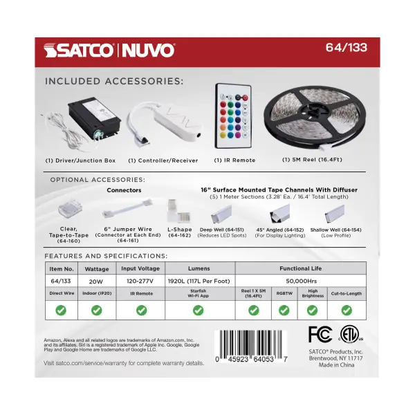 Dimension Pro RGB + Tunable White Smart Tape Light - 16 ft - Image 12