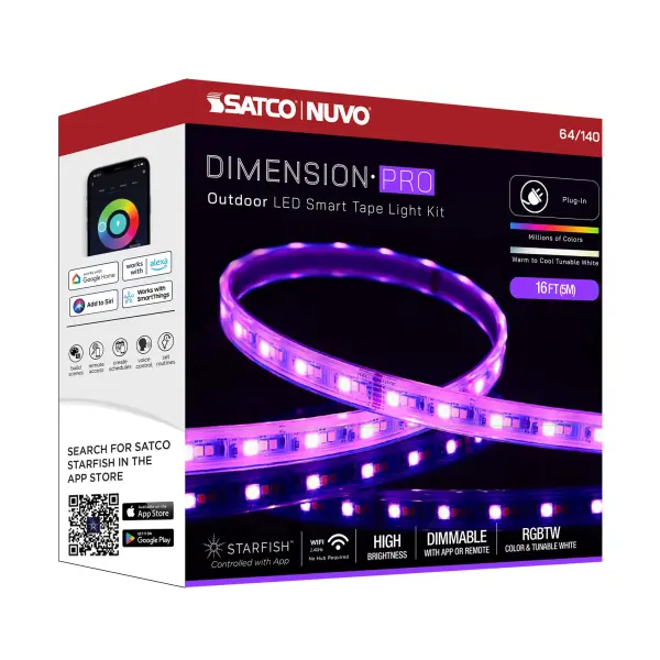 Dimension Pro RGB + Tunable White Smart Tape Light - 16 ft - Image 16