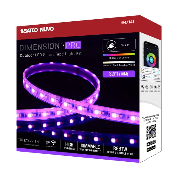 Dimension Pro RGB + Tunable White LED Tape Light - 32 ft - Image 15