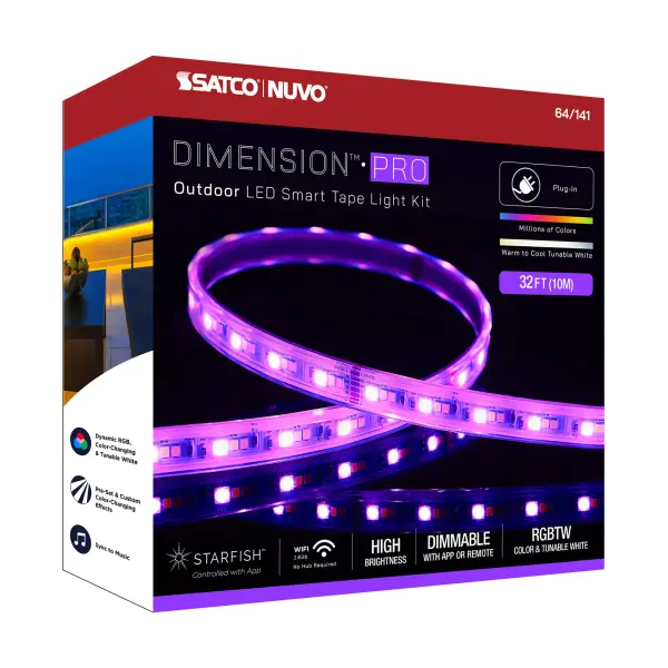 Dimension Pro RGB + Tunable White LED Tape Light - 32 ft - Image 16