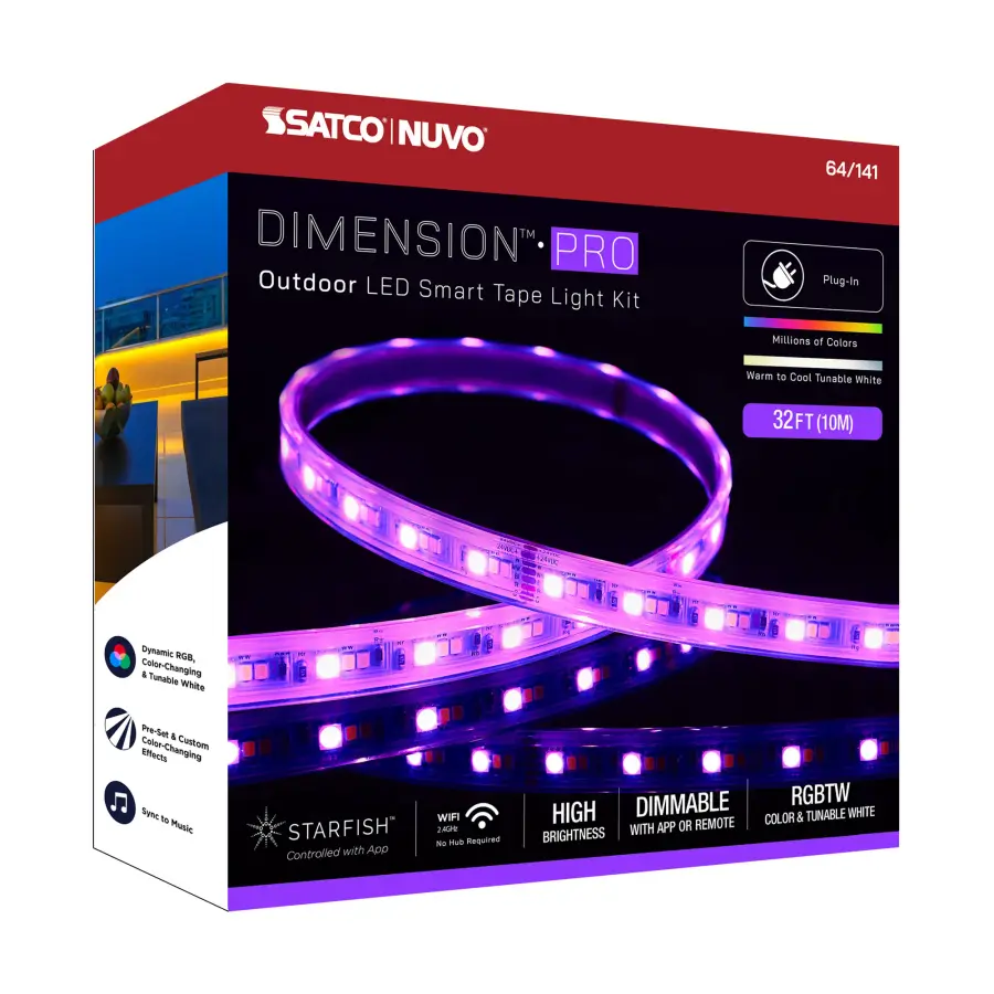Dimension Pro RGB + Tunable White LED Tape Light - 32 ft - Image 16