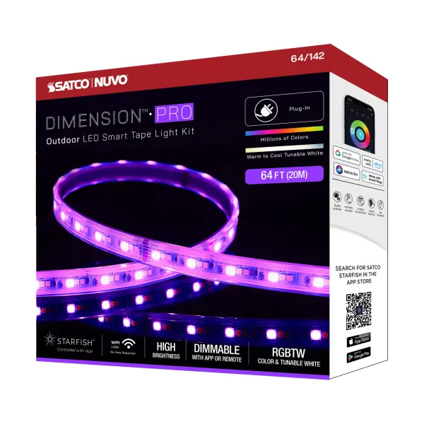 Dimension Pro RGB + Tunable White LED Tape Light - 64 ft - Image 15