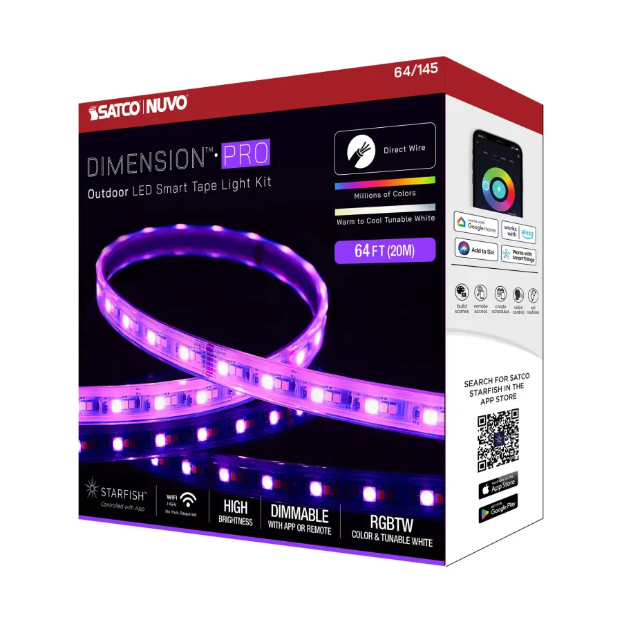 Dimension Pro RGB + Tunable White Tape Light - 64 ft - Image 14