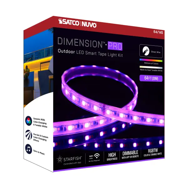 Dimension Pro RGB + Tunable White Tape Light - 64 ft - Image 15