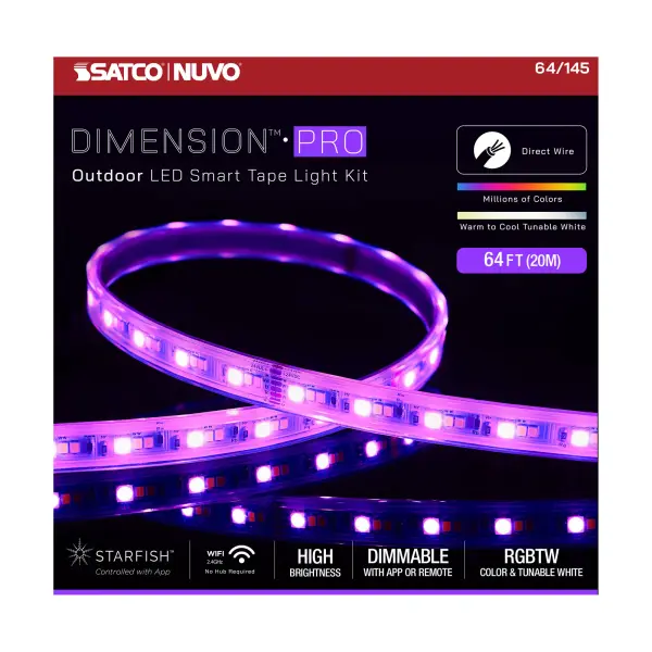 Dimension Pro RGB + Tunable White Tape Light - 64 ft - Image 10