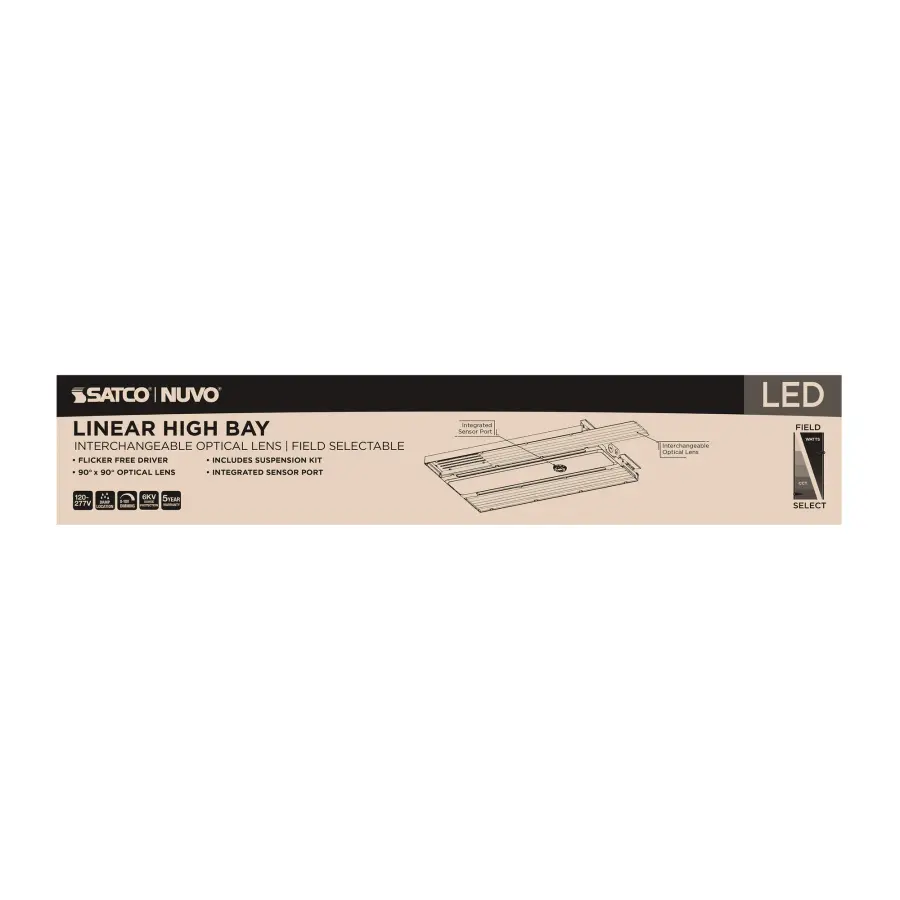 LED Linear High-Bay with Interchangeable Lens - Wattage & CCT Selectable - Image 14