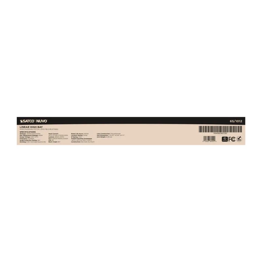 LED Linear High-Bay 200W/220W/255W Selectable - Image 15