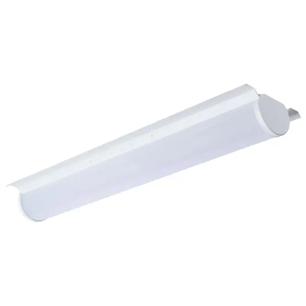 This versatile LED retrofit kit transforms outdated fluorescent fixtures into efficient, modern lighting. Field-selectable CCT and wattage options provide installation flexibility, while the frosted lens ensures uniform light distribution.