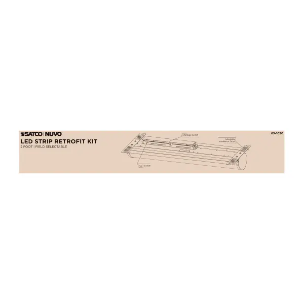 2-Foot LED Retrofit Strip Light - Selectable CCT & Wattage - Image 5