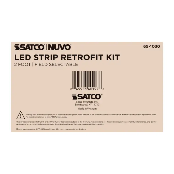 2-Foot LED Retrofit Strip Light - Selectable CCT & Wattage - Image 7