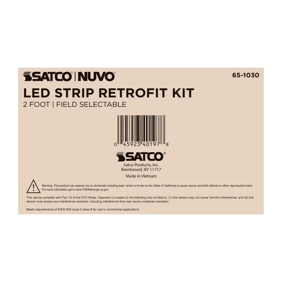 2-Foot LED Retrofit Strip Light - Selectable CCT & Wattage - Image 7