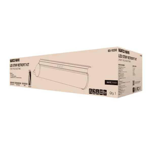 2-Foot LED Retrofit Strip Light - Selectable CCT & Wattage - Image 8