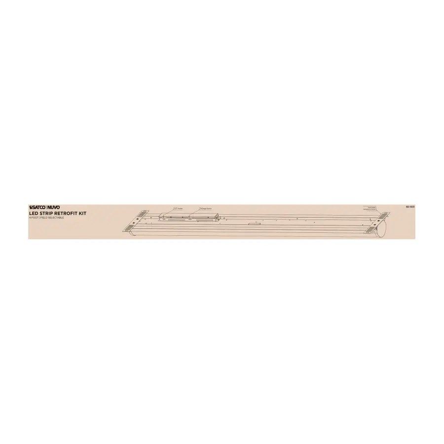 4-Foot LED Retrofit Strip Light - Selectable CCT & Wattage - Image 5