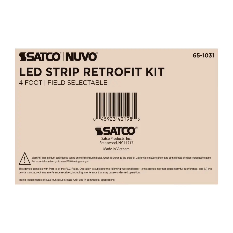4-Foot LED Retrofit Strip Light - Selectable CCT & Wattage - Image 7