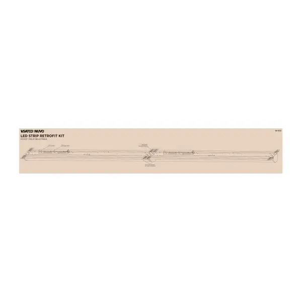 8-Foot LED Retrofit Strip Light - Selectable CCT & Wattage - Image 6