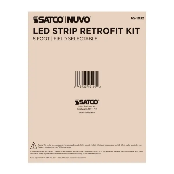 8-Foot LED Retrofit Strip Light - Selectable CCT & Wattage - Image 8
