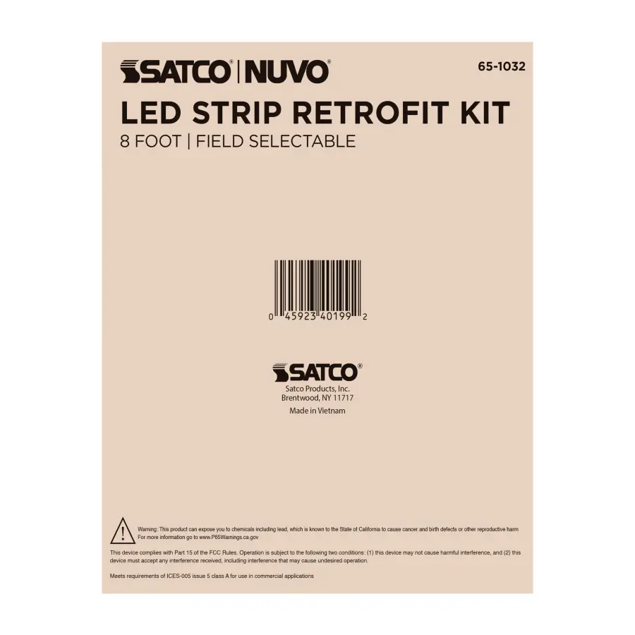 8-Foot LED Retrofit Strip Light - Selectable CCT & Wattage - Image 8