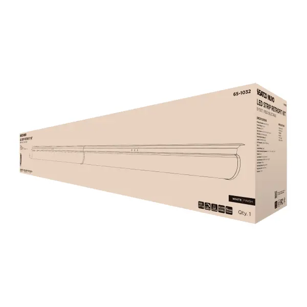 8-Foot LED Retrofit Strip Light - Selectable CCT & Wattage - Image 9