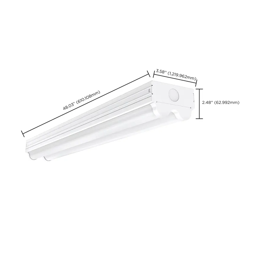 4-Foot LED Double Strip Light Fixture - 4750 Lumens - Image 18