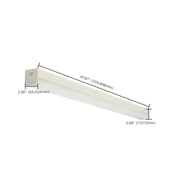 LED 4ft Slim Strip Light - 38W 4000K White - Image 12