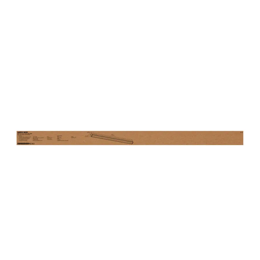 LED 4ft Slim Strip Light - 38W 4000K White - Image 4