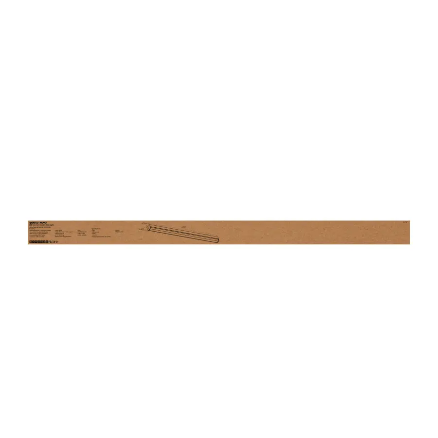 LED 4 ft. Slim Strip Light - 38W - 5000K - White Finish - Image 3