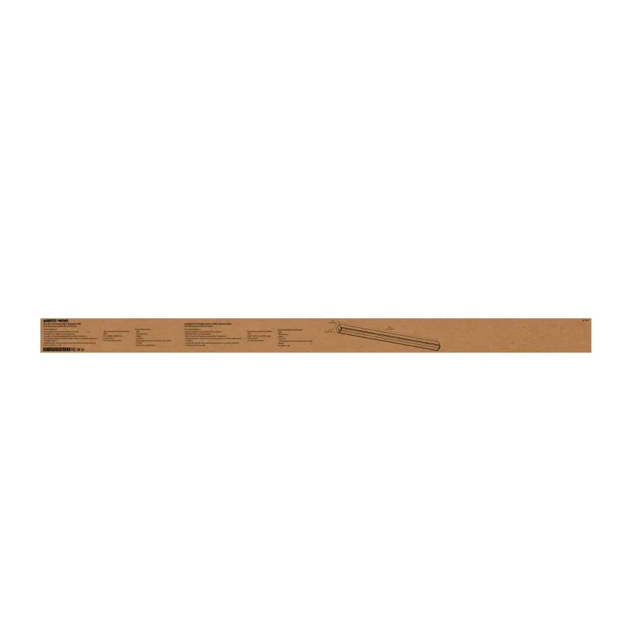 LED 4 ft. Slim Strip Light - 38W - 5000K - White Finish - Image 4