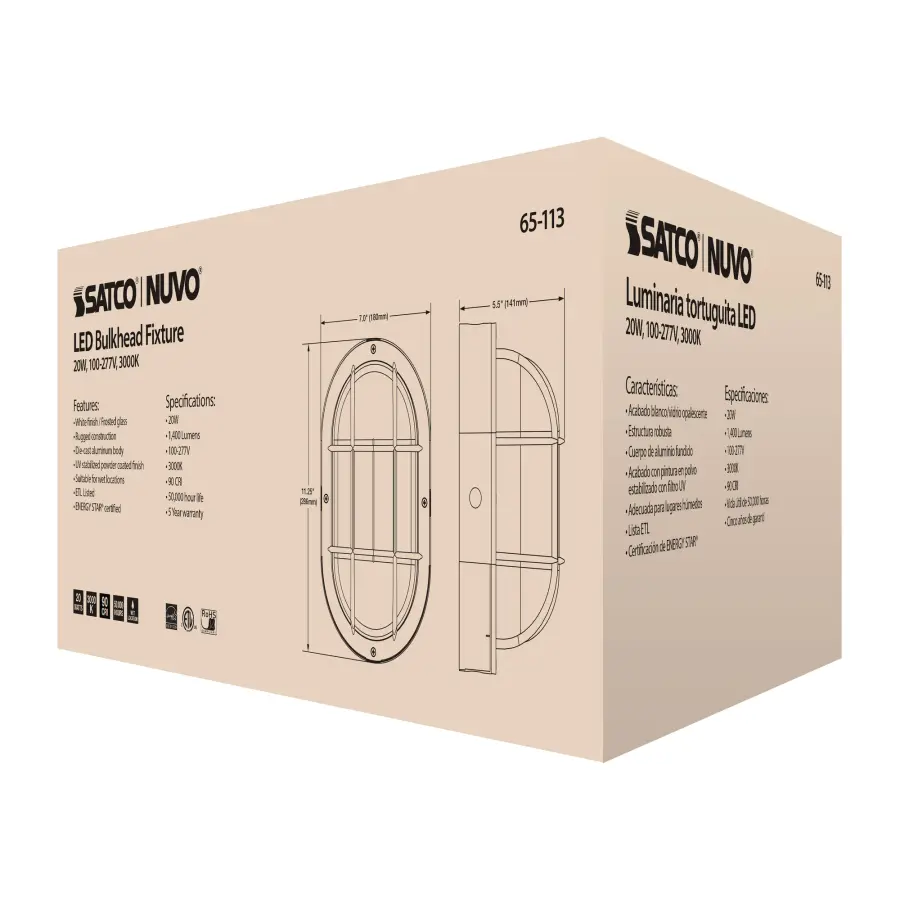 Durable LED Bulkhead for Indoor & Outdoor Security Lighting - Image 13