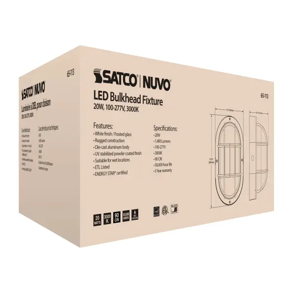 Durable LED Bulkhead for Indoor & Outdoor Security Lighting - Image 14