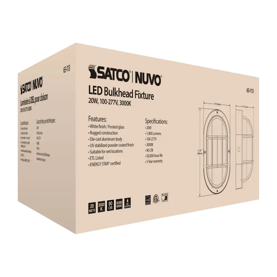 Durable LED Bulkhead for Indoor & Outdoor Security Lighting - Image 14