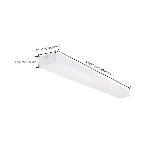 LED 4 ft. Wide Strip Light with Sensor - 40W - 4000K - Image 11