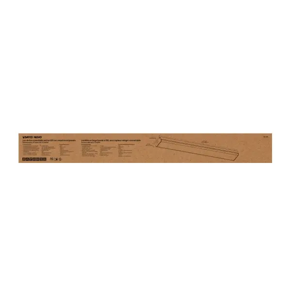 LED 4 ft. Wide Strip Light with Sensor - 40W - 4000K - Image 4