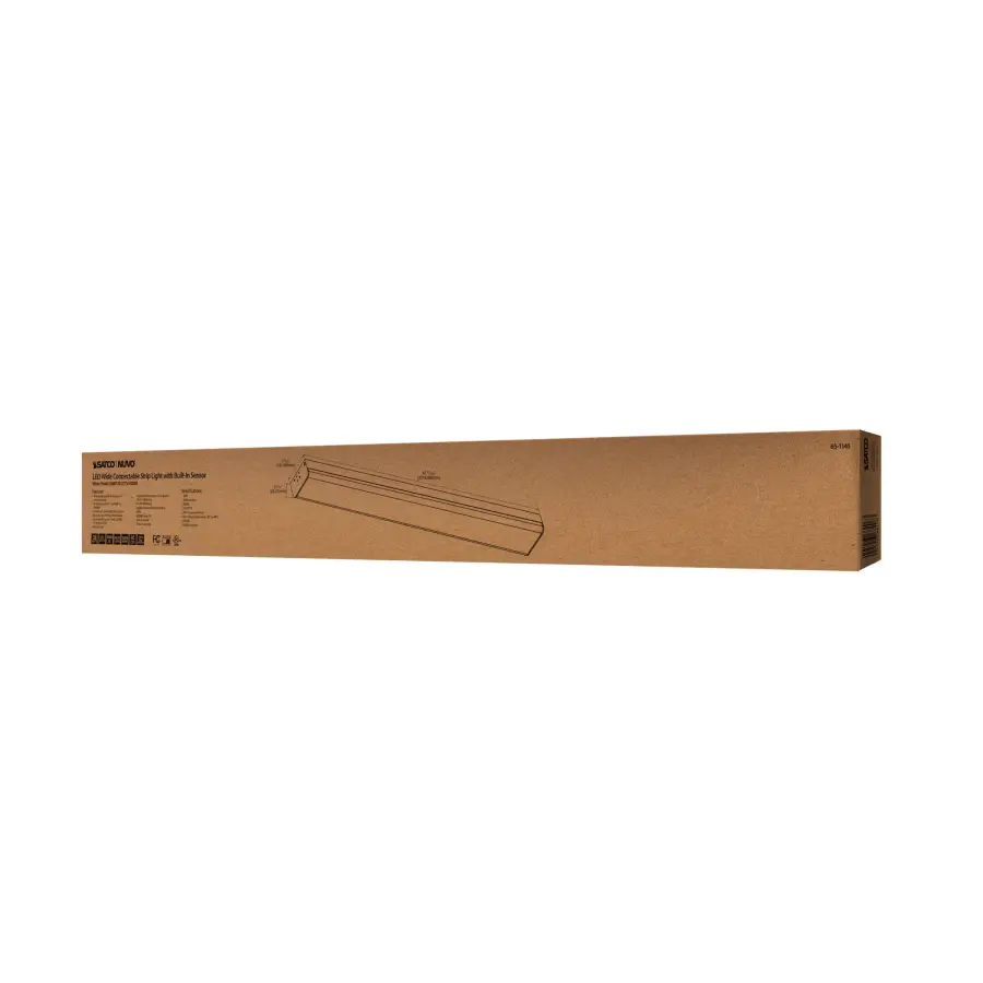 LED 4 ft. Wide Strip Light with Sensor - 40W - 4000K - Image 10