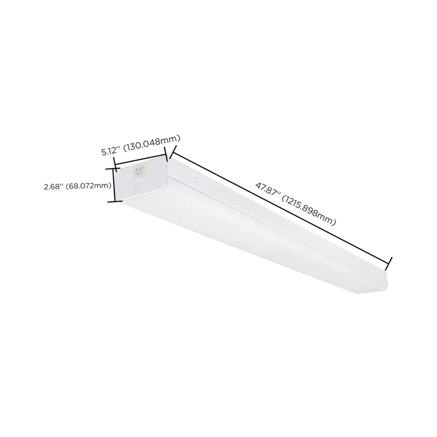LED 4 ft. Wide Strip Light with Sensor - 40W - 5000K - Image 11