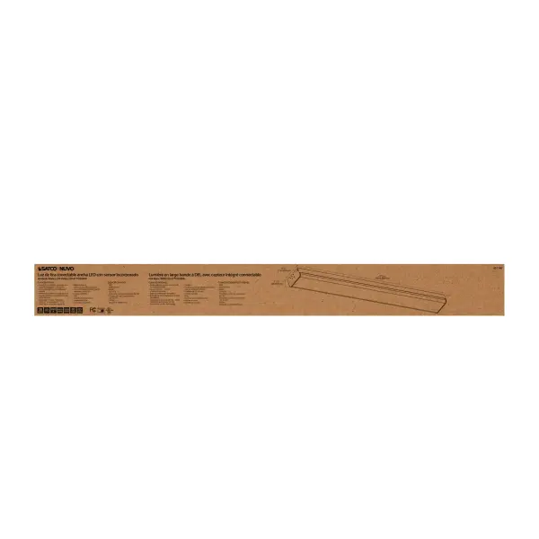 LED 4 ft. Wide Strip Light with Sensor - 40W - 5000K - Image 4