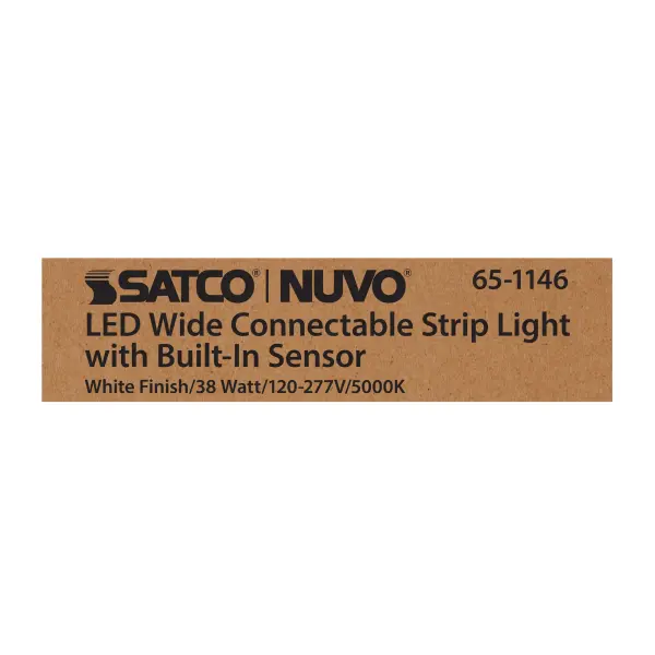 LED 4 ft. Wide Strip Light with Sensor - 40W - 5000K - Image 6