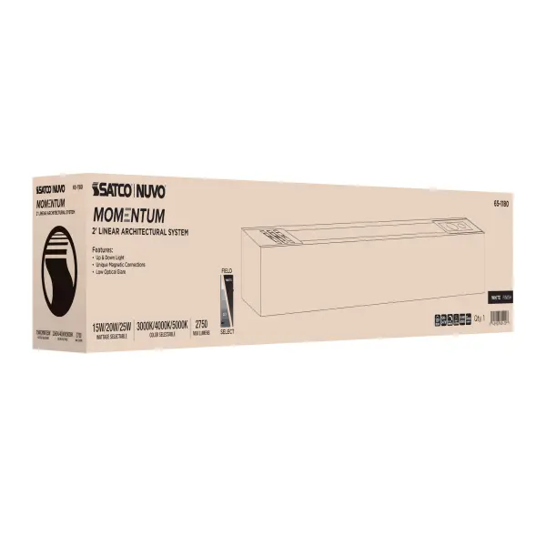 Momentum 2-Foot LED Linear Strip Light - White - Image 6