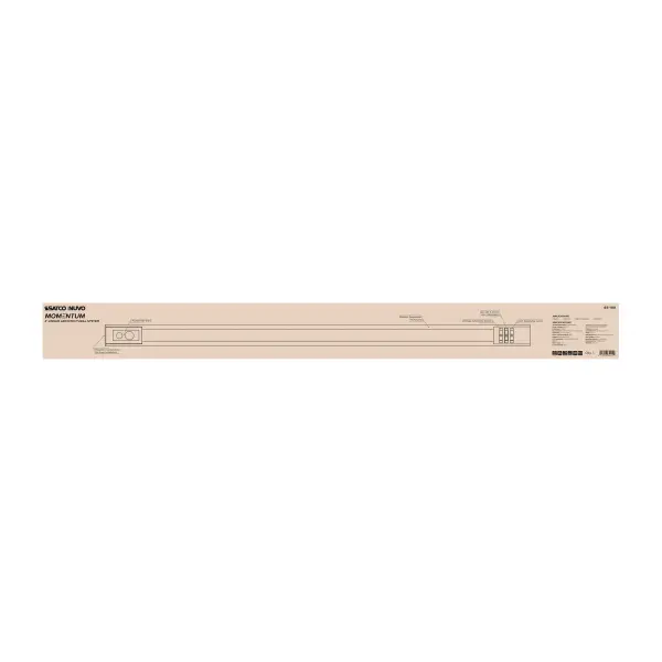 Momentum 4-Foot LED Linear Strip Light - White - Image 2