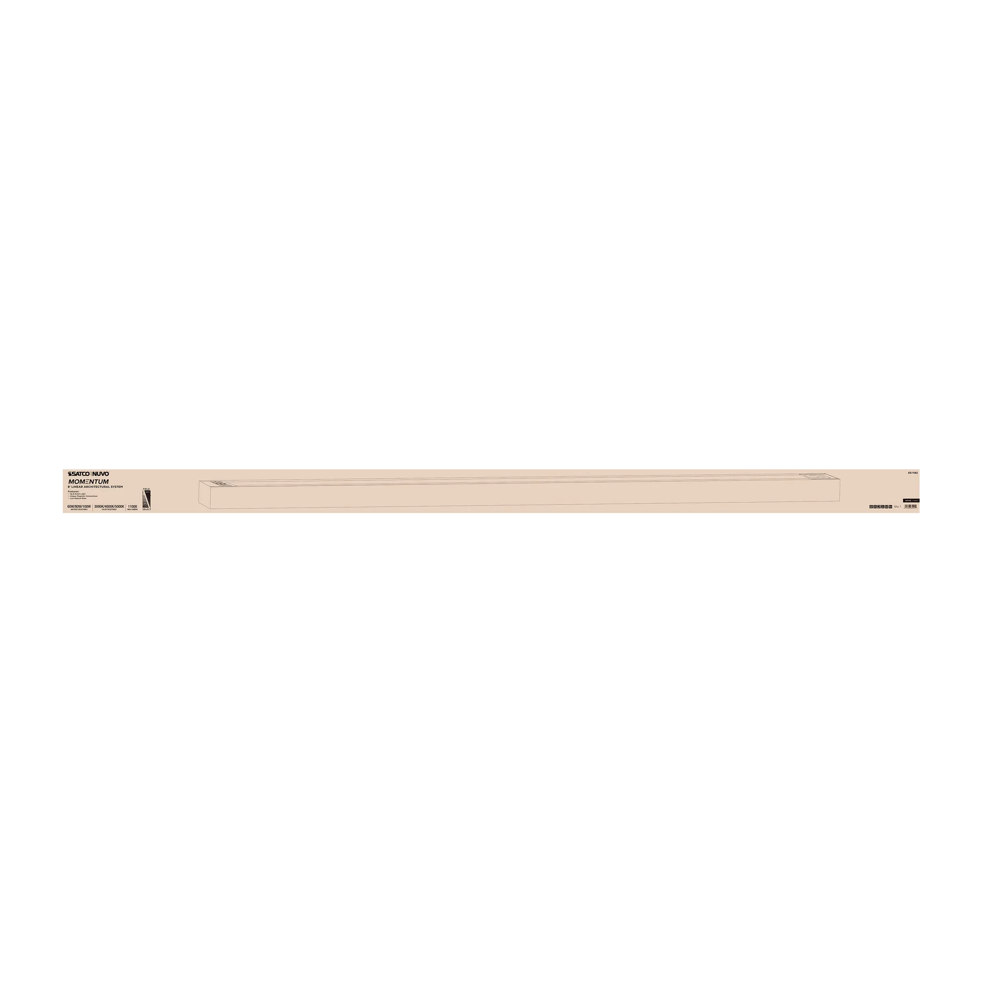 Momentum 8-Foot LED Linear Strip Light - White