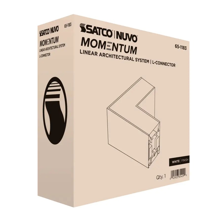 Momentum LED Linear L-Connector - White - Image 6