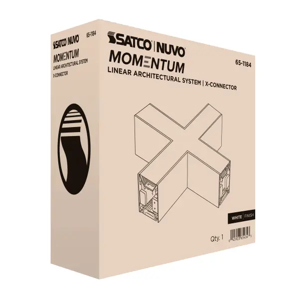 Momentum X-Connector for LED Linear System in White - Image 6