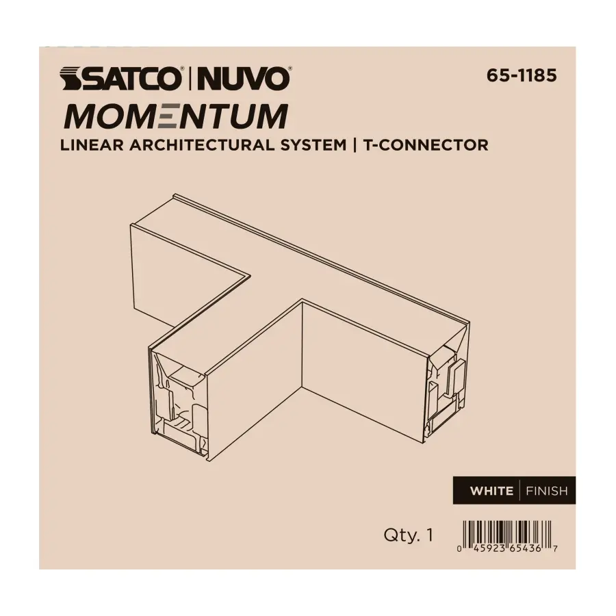 Momentum T-Connector for LED Linear System - Image 1