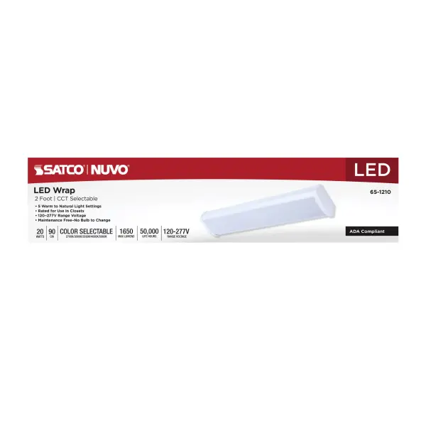 LED 2-Foot Wrap Light - 20W CCT Selectable - Image 15