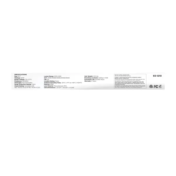 LED 2-Foot Wrap Light - 20W CCT Selectable - Image 10