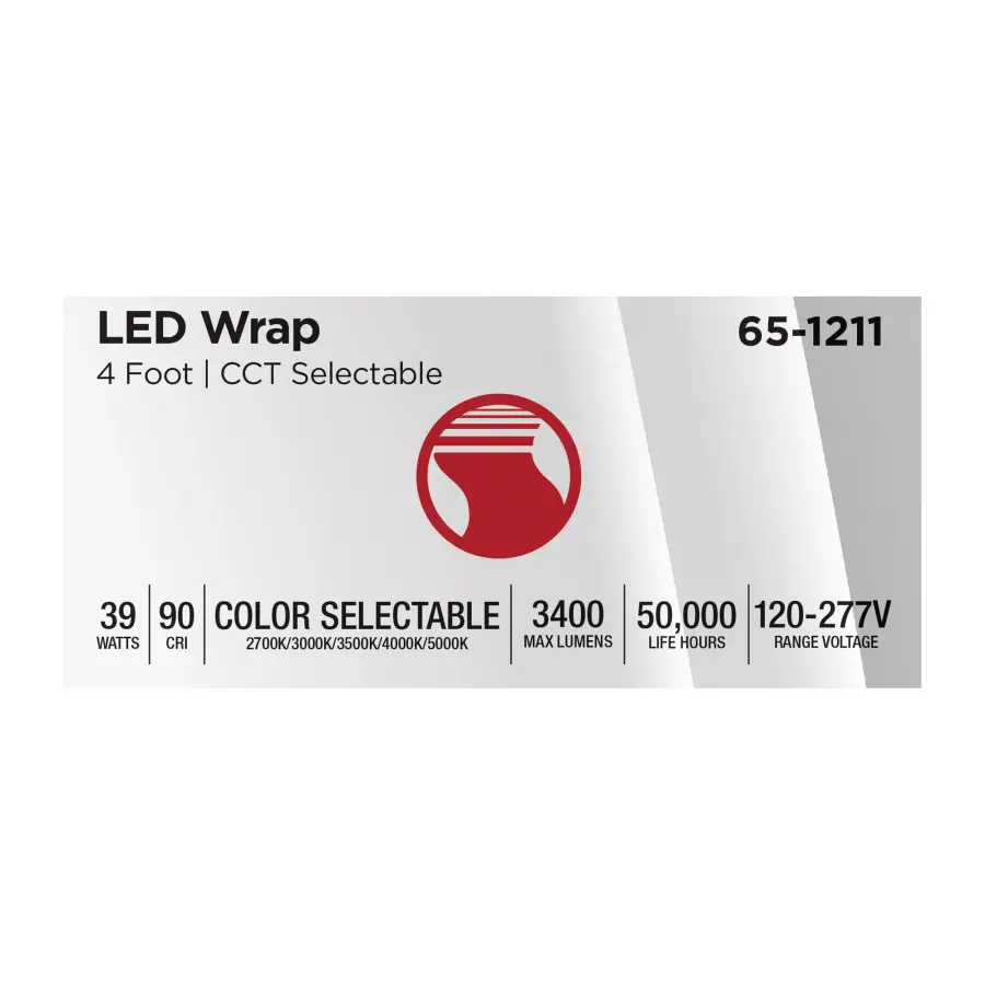 4-Foot LED Wrap Light - CCT Selectable - Image 10