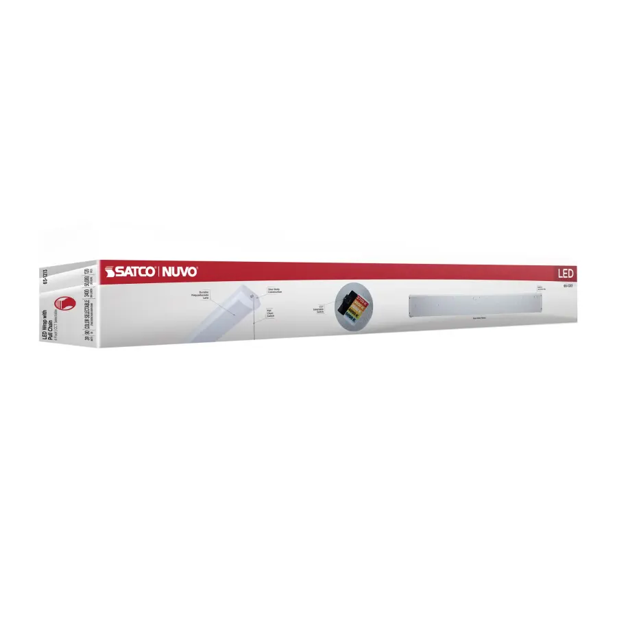 LED 4-Foot Wrap Light with Pull Chain - White - Image 12